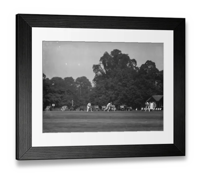Framed Print : West Kent cricket. 1937