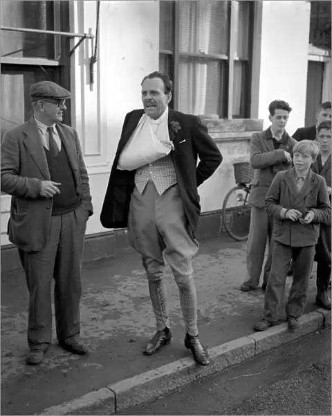 Terry Thomas the well known comedian, went hunting with the Old Surrey and Burstow Hunt