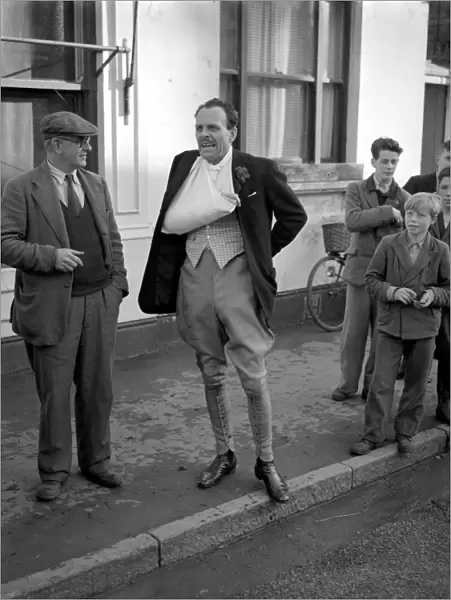 Terry Thomas the well known comedian, went hunting with the Old Surrey and Burstow Hunt