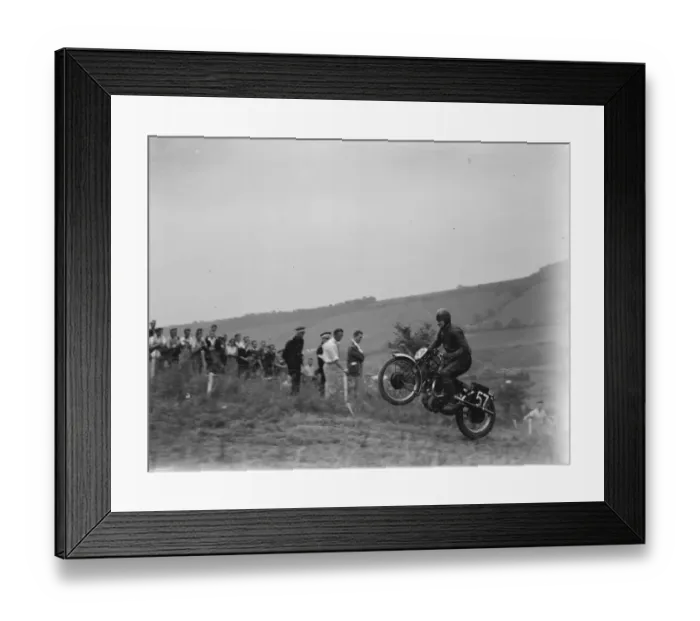 Framed Print : Sidcup hill climb at Farningham. 1937 Framed Print : Sidcup hill climb at Farningham. 1937