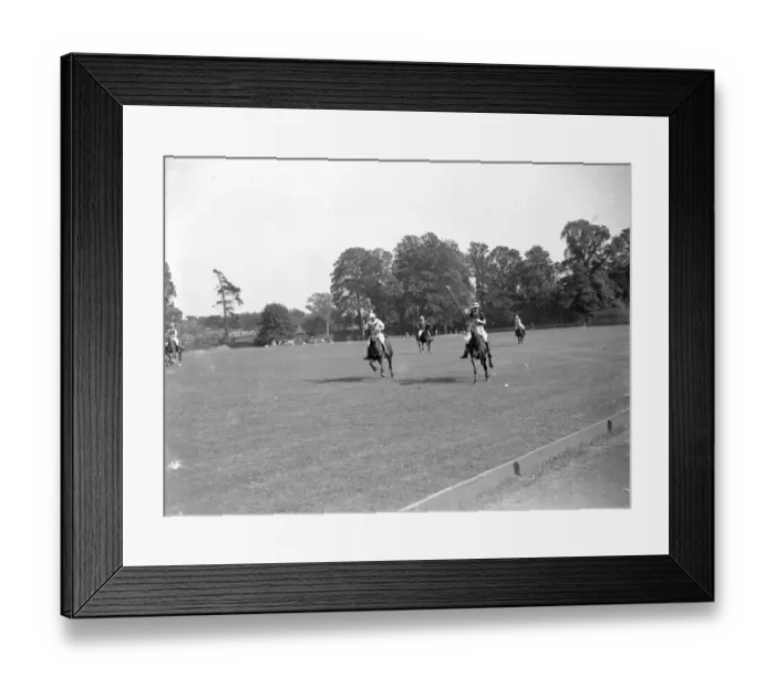 Framed Print : Polo at Chislehurst, Kent. 1934 Framed Print : Polo at Chislehurst, Kent. 1934