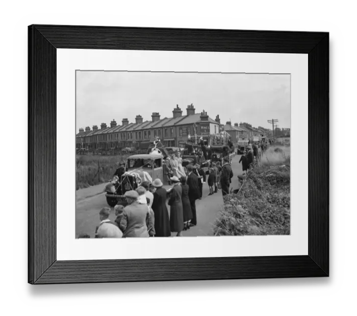 Framed Print : Gravesend Carnival. 1937