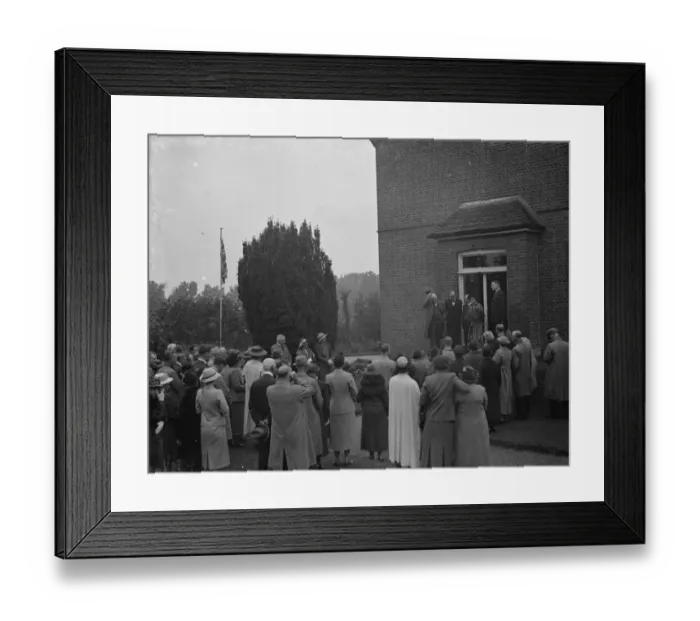 Framed Print : The opening of Riseley Maternity Home in Horton Kirby, Kent. 1938 Framed Print : The opening of Riseley Maternity Home in Horton Kirby, Kent. 1938