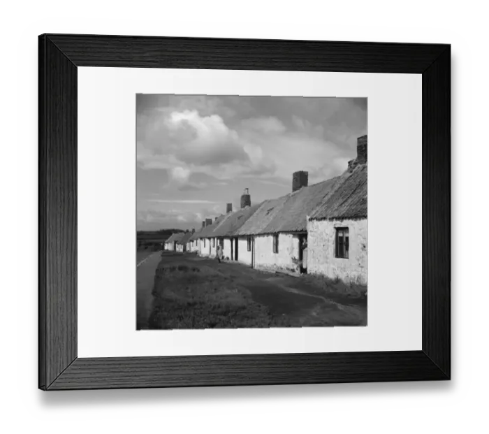 Framed Print : Miners cottages in Northumberland. 1938 Framed Print : Miners cottages in Northumberland. 1938
