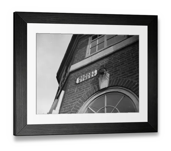 Framed Print : A birds nest in an alarm bell in Dartford, Kent 1938 Framed Print : A birds nest in an alarm bell in Dartford, Kent 1938