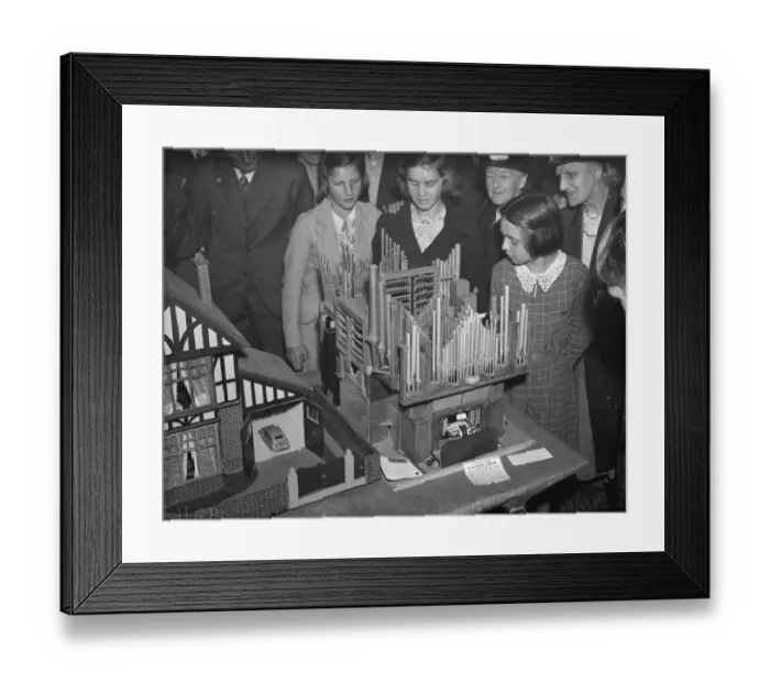 Framed Print : Model of the cathedral organ at the Chislehurst Industrial Exhibition, Kent Framed Print : Model of the cathedral organ at the Chislehurst Industrial Exhibition, Kent