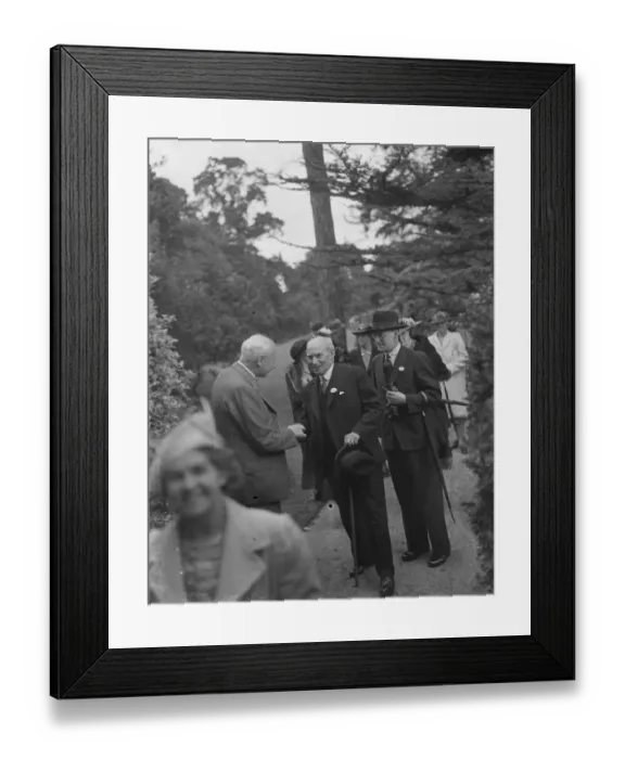 Framed Print : The High Sheriffs Party Col F J F Edlman DSO JP, the High Sheriff for Kent Framed Print : The High Sheriffs Party Col F J F Edlman DSO JP, the High Sheriff for Kent