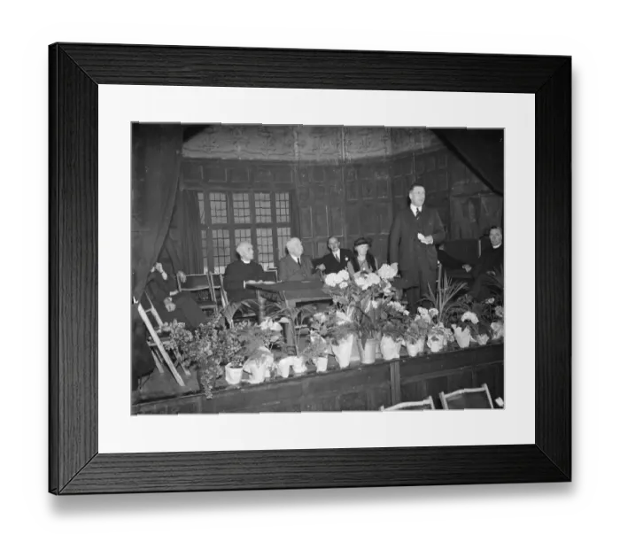 Framed Print : The Kent and Sussex Baptist Association meeting. 1938