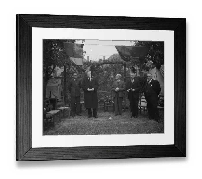 Framed Print : St Andrews fete in Mottingham, Kent. Reverend C E J Chennel, Mr J H John, Mr Framed Print : St Andrews fete in Mottingham, Kent. Reverend C E J Chennel, Mr J H John, Mr