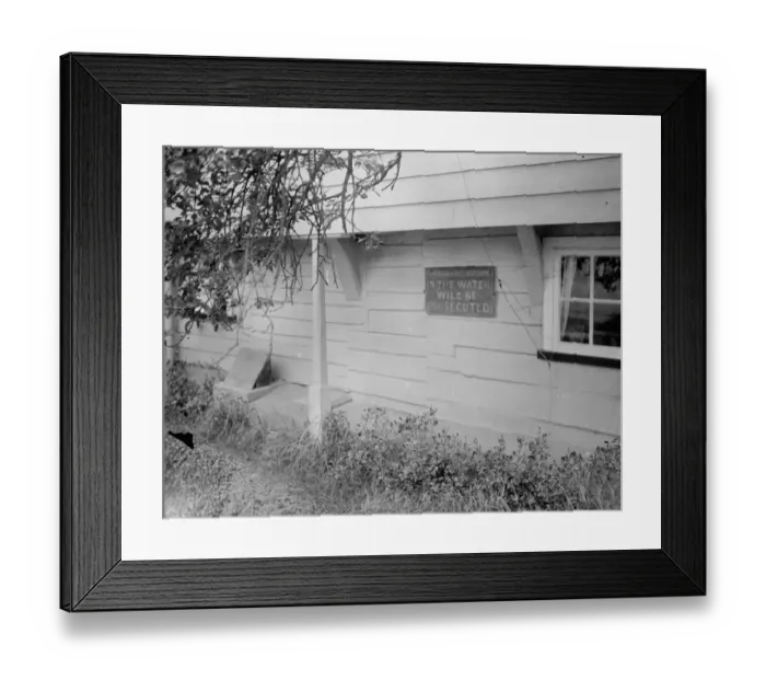Framed Print : Farningham fishing sign. 1935 Framed Print : Farningham fishing sign. 1935