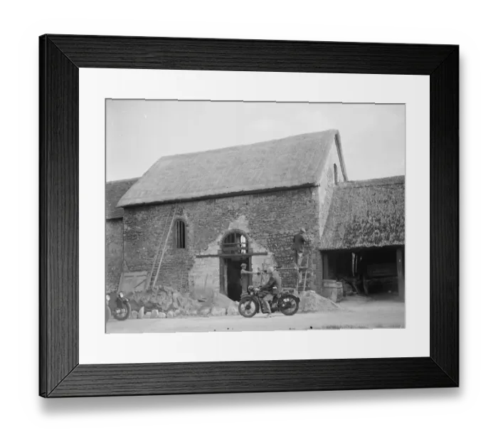 Framed Print : Snodland barn church. 1935 Framed Print : Snodland barn church. 1935