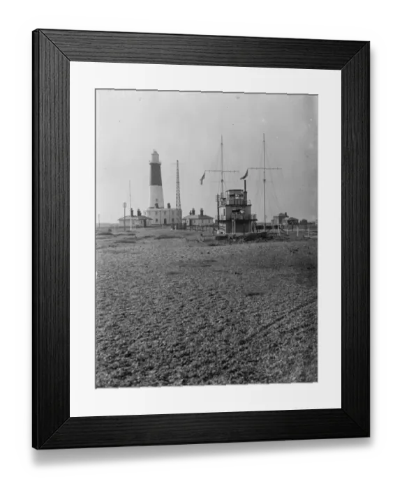 Framed Print : Dungeness light house in Kent. 1936 Framed Print : Dungeness light house in Kent. 1936