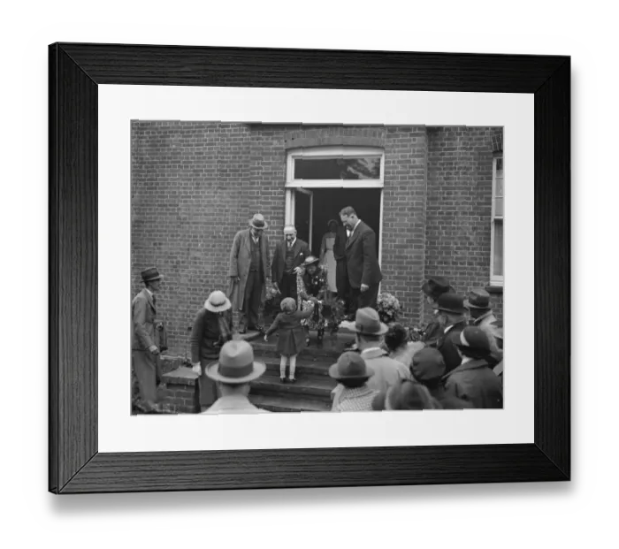 Framed Print : The opening of Riseley Maternity Home in Horton Kirby, Kent. 1938 Framed Print : The opening of Riseley Maternity Home in Horton Kirby, Kent. 1938