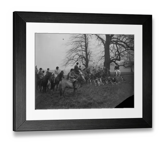Framed Print : Hunting. 1934