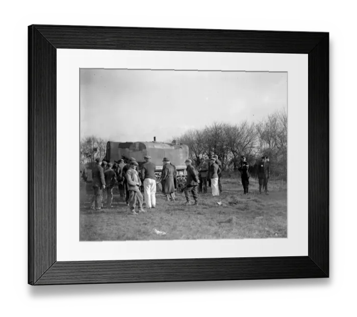 Framed Print : Gipsy Eviction (Chelsfield) 1934