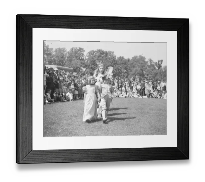 Framed Print : Sidcup fete in Kent. The fancy dress parade. 1939 Framed Print : Sidcup fete in Kent. The fancy dress parade. 1939