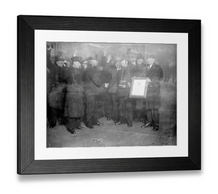 Framed Print : PC Tabreham presentation, 1933 Framed Print : PC Tabreham presentation, 1933