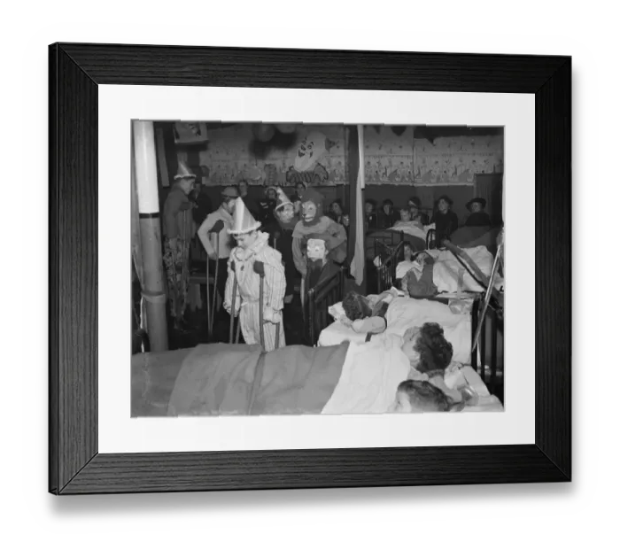 Framed Print : Crippled childrens circus at Alexandra Hospital in Swanley, Kent. 1938 Framed Print : Crippled childrens circus at Alexandra Hospital in Swanley, Kent. 1938