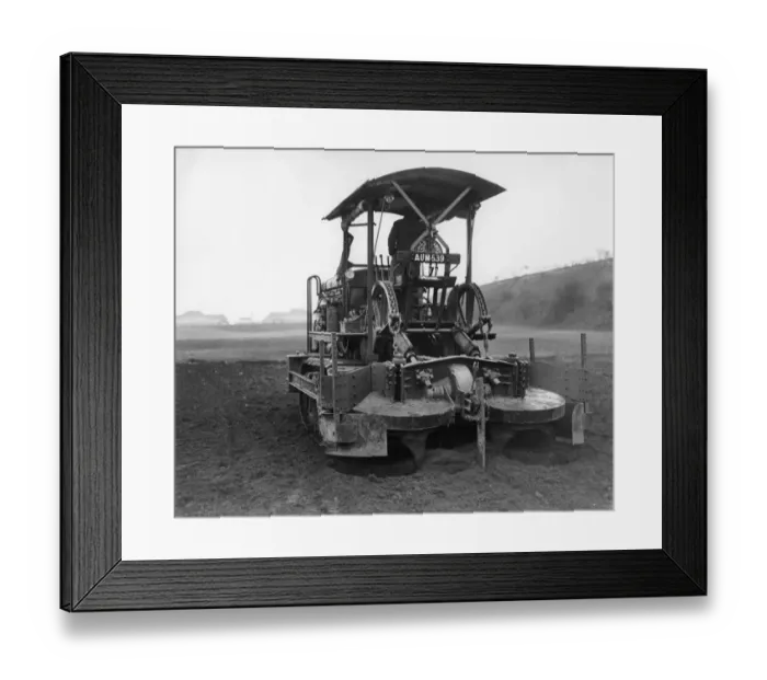 Framed Print : Agricultural Machinery : A tracked vehicle complete with caterpillar wheels or tracks Framed Print : Agricultural Machinery : A tracked vehicle complete with caterpillar wheels or tracks