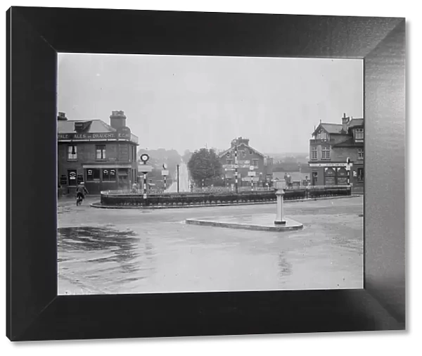 A roundabout in Gravesend, Kent. 1938