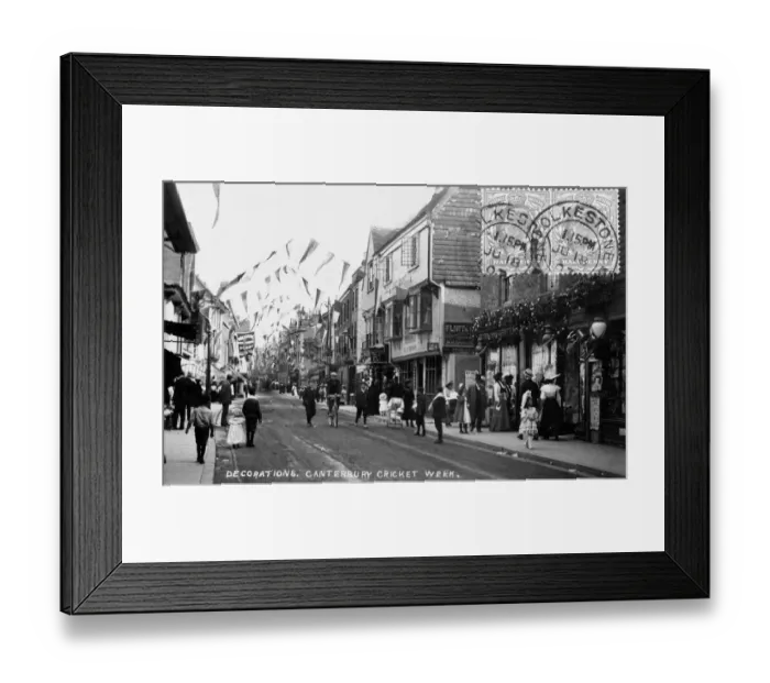 Framed Print : Archive - Canterbury - Kent (Canterbury Cricket Week)