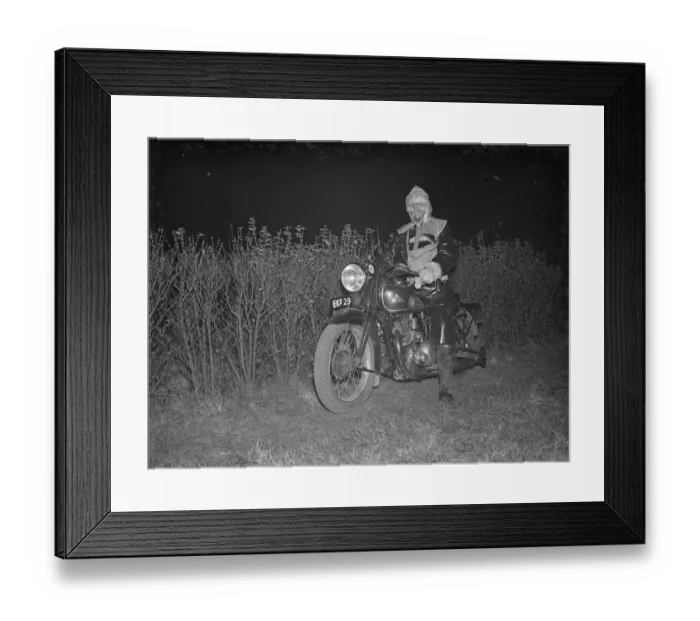 Framed Print : ARP ( air raid precaution ) demonstration at Horton Kirby, Kent. An ARP despatch Framed Print : ARP ( air raid precaution ) demonstration at Horton Kirby, Kent. An ARP despatch