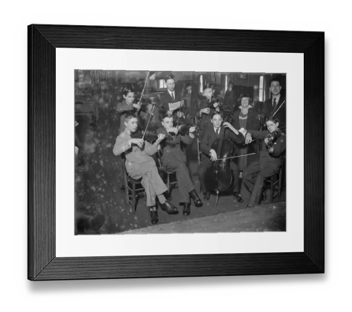 Framed Print : Orchestra. 1934 Framed Print : Orchestra. 1934