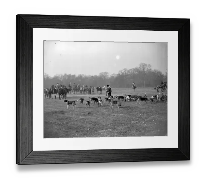 Framed Print : R. A. Drag hunt 1934 Framed Print : R. A. Drag hunt 1934