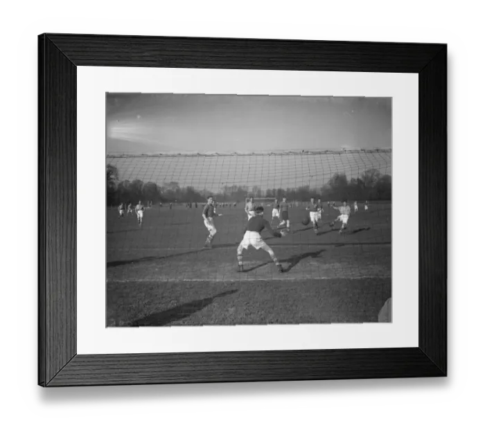 Framed Print : Horton Kirby PM versus Holster Brandes football. 1938 Framed Print : Horton Kirby PM versus Holster Brandes football. 1938
