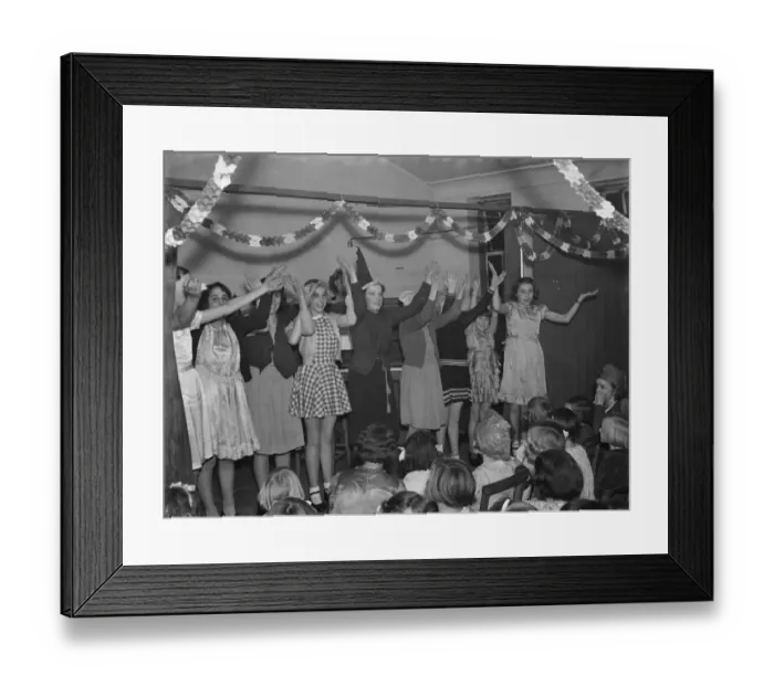 Framed Print : Children at the Chislehurst Odd Fellows Party doing The Chestnut Tree Framed Print : Children at the Chislehurst Odd Fellows Party doing The Chestnut Tree