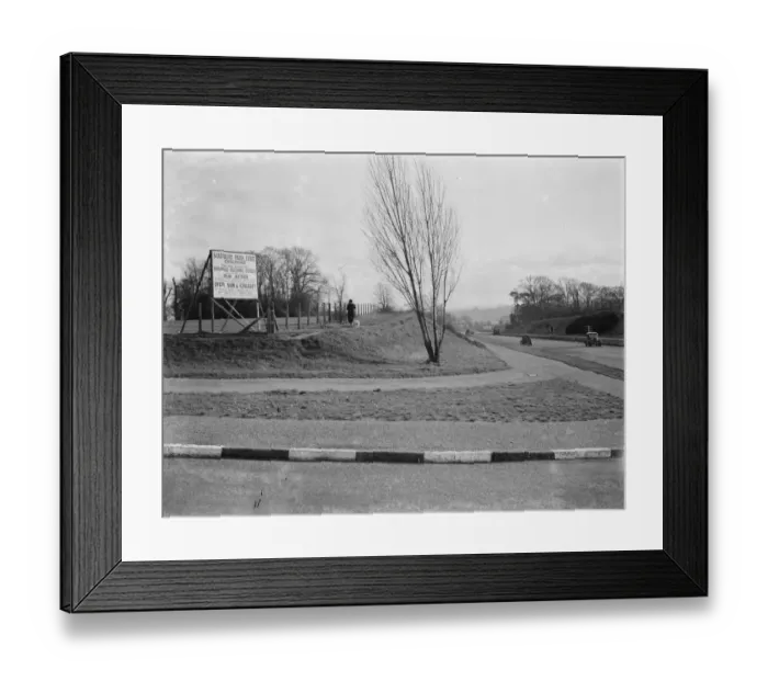Framed Print : Crossroad between the Sidcup by pass and Perry Street in Sidcup, Kent