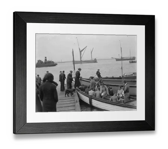 Framed Print : The Home Fleet on the river Thames at Greenhithe, Kent. 1937