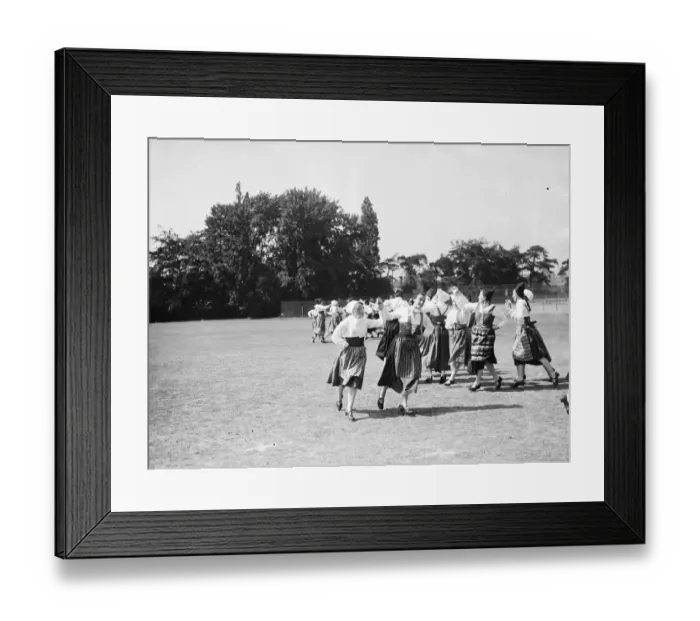 Framed Print : Bergman Osterberg College of Physical Education in Darford, Kent. Girls Hungarian Framed Print : Bergman Osterberg College of Physical Education in Darford, Kent. Girls Hungarian