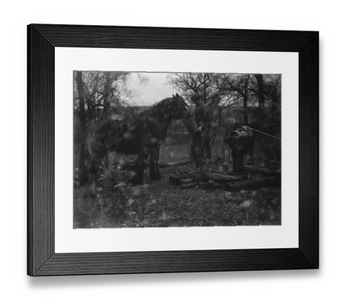 Framed Print : New water well at Fawkham. 1935 Framed Print : New water well at Fawkham. 1935