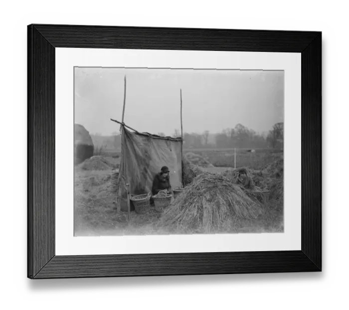 Framed Print : Keeping out cold. 1935 Framed Print : Keeping out cold. 1935