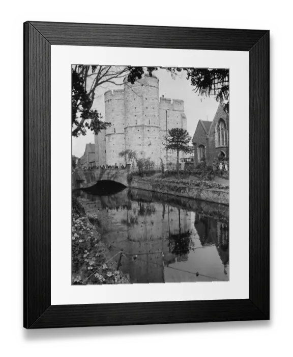 Framed Print : West Gate. Canterbury. 1937 Framed Print : West Gate. Canterbury. 1937