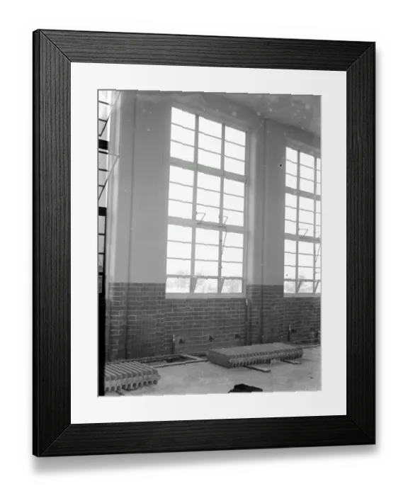Framed Print : Orpington Central School window. 1936 Framed Print : Orpington Central School window. 1936
