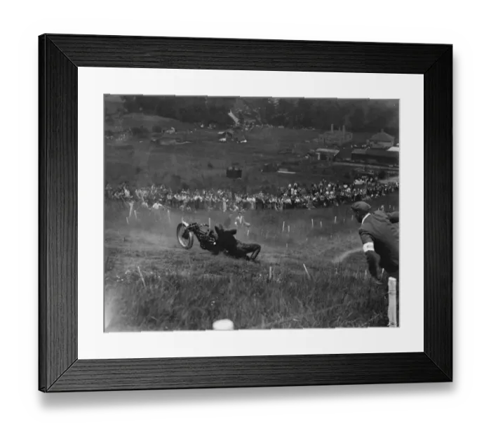 Framed Print : Sidcup hill climb at Farningham. 1937 Framed Print : Sidcup hill climb at Farningham. 1937