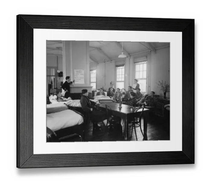 Framed Print : Rehabilitation at Southern Hospital, Dartford, Kent 16th April 1947 Framed Print : Rehabilitation at Southern Hospital, Dartford, Kent 16th April 1947