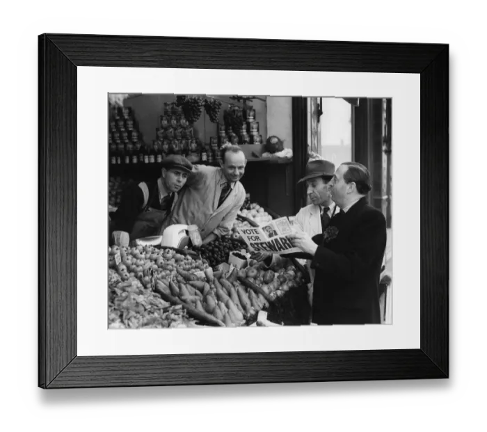 Framed Print : 1950 General Election - Vote for Steward ?TopFoto