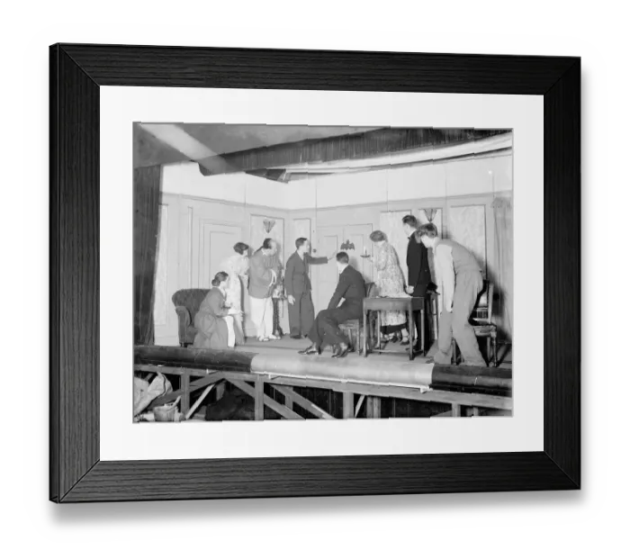 Framed Print : The Bromley scouts performance of the play, The Bat. 1936 Framed Print : The Bromley scouts performance of the play, The Bat. 1936