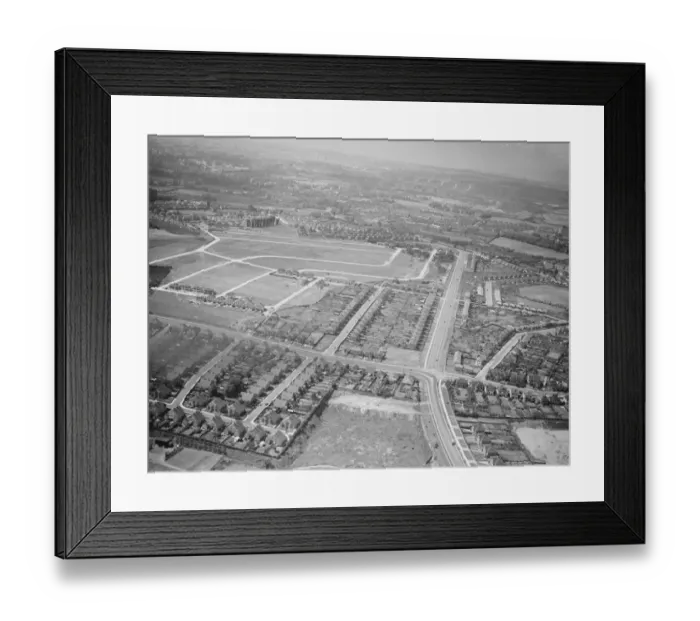 Framed Print : An aerial view of Crayford and Dartford in Kent. 1939 Framed Print : An aerial view of Crayford and Dartford in Kent. 1939