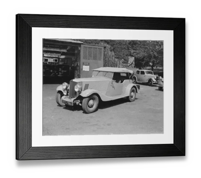 Framed Print : Cars outside the Western Motor Works garage in Chislehurst, Kent. 1939 Framed Print : Cars outside the Western Motor Works garage in Chislehurst, Kent. 1939