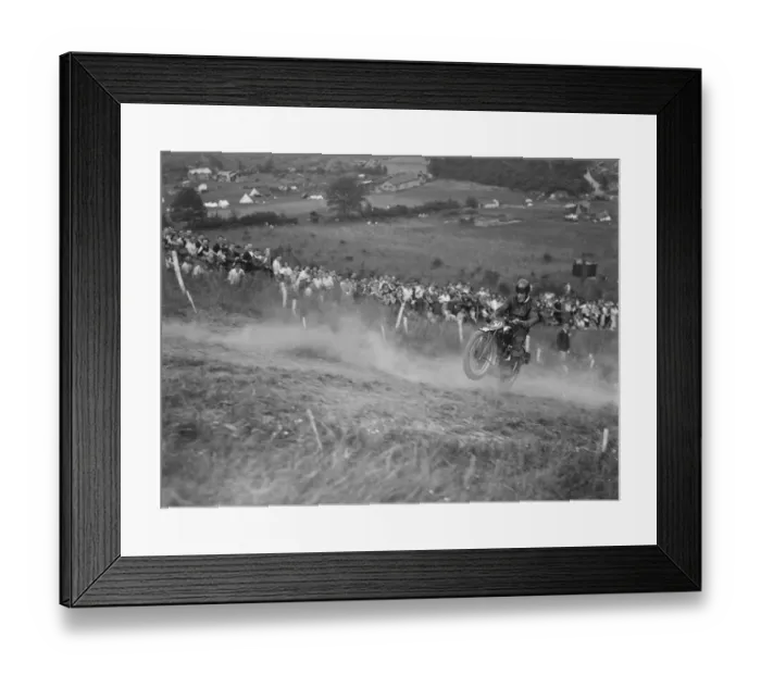 Framed Print : Sidcup hill climb at Farningham. 1937 Framed Print : Sidcup hill climb at Farningham. 1937