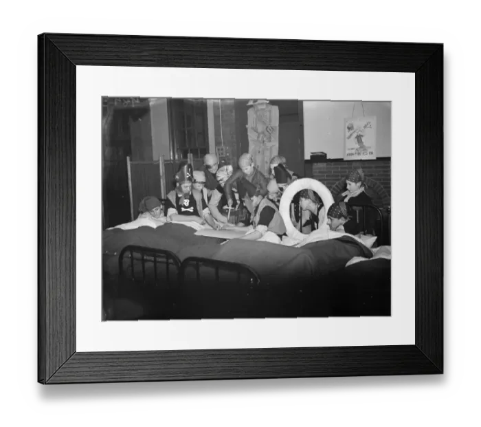 Framed Print : The Treasure Island boys at the Alexandra Hospital, Chatham, Kent Framed Print : The Treasure Island boys at the Alexandra Hospital, Chatham, Kent