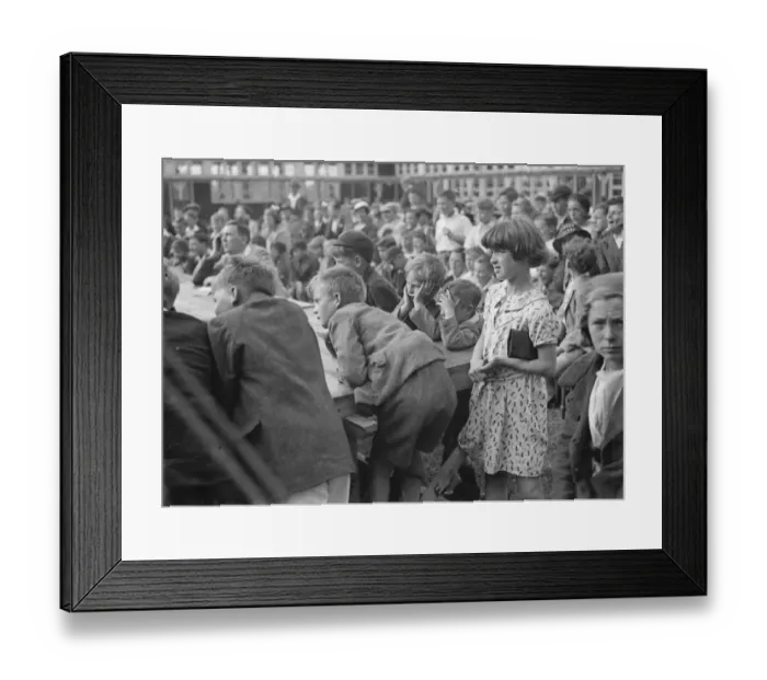 Framed Print : Boxing display, East, Central School, Dartford. 1937 Framed Print : Boxing display, East, Central School, Dartford. 1937