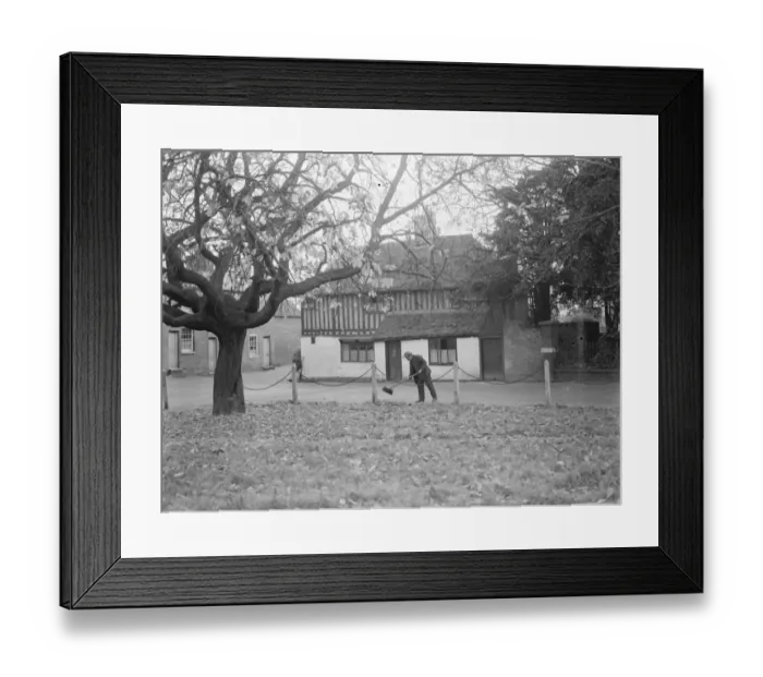 Framed Print : The village of Wickhambreaux near Canterbury, Kent. 1938