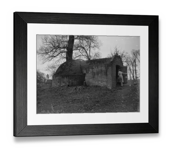 Framed Print : Ice Well. 1934 Framed Print : Ice Well. 1934
