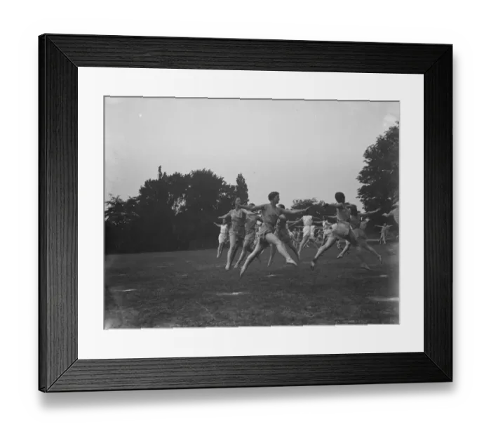 Framed Print : Bergman Osterberg College of Physical Education in Darford, Kent. Girls Hungarian