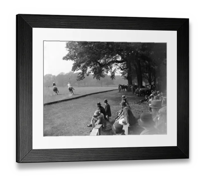 Framed Print : Polo at Chislehurst, Kent. 1934 Framed Print : Polo at Chislehurst, Kent. 1934